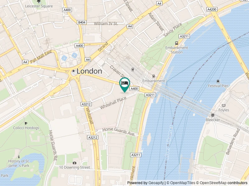 Corinthia London konumu
