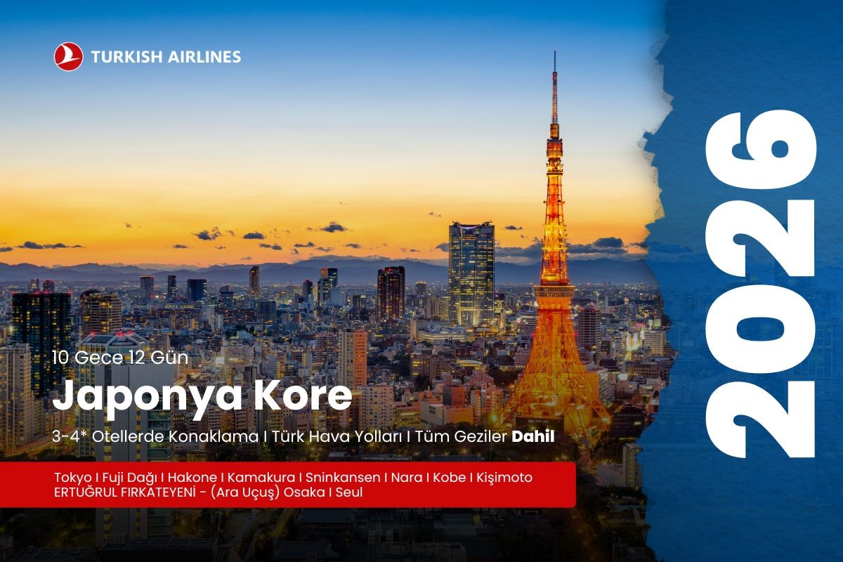 Japonya Kore Turu THY NRT 12Gün