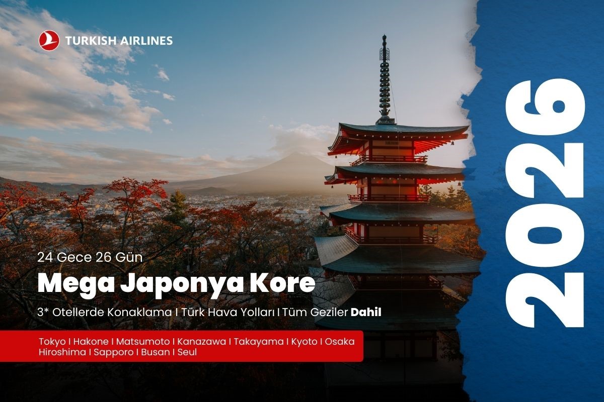 MEGA JAPONYA & KORE TURU – 26 GÜN
